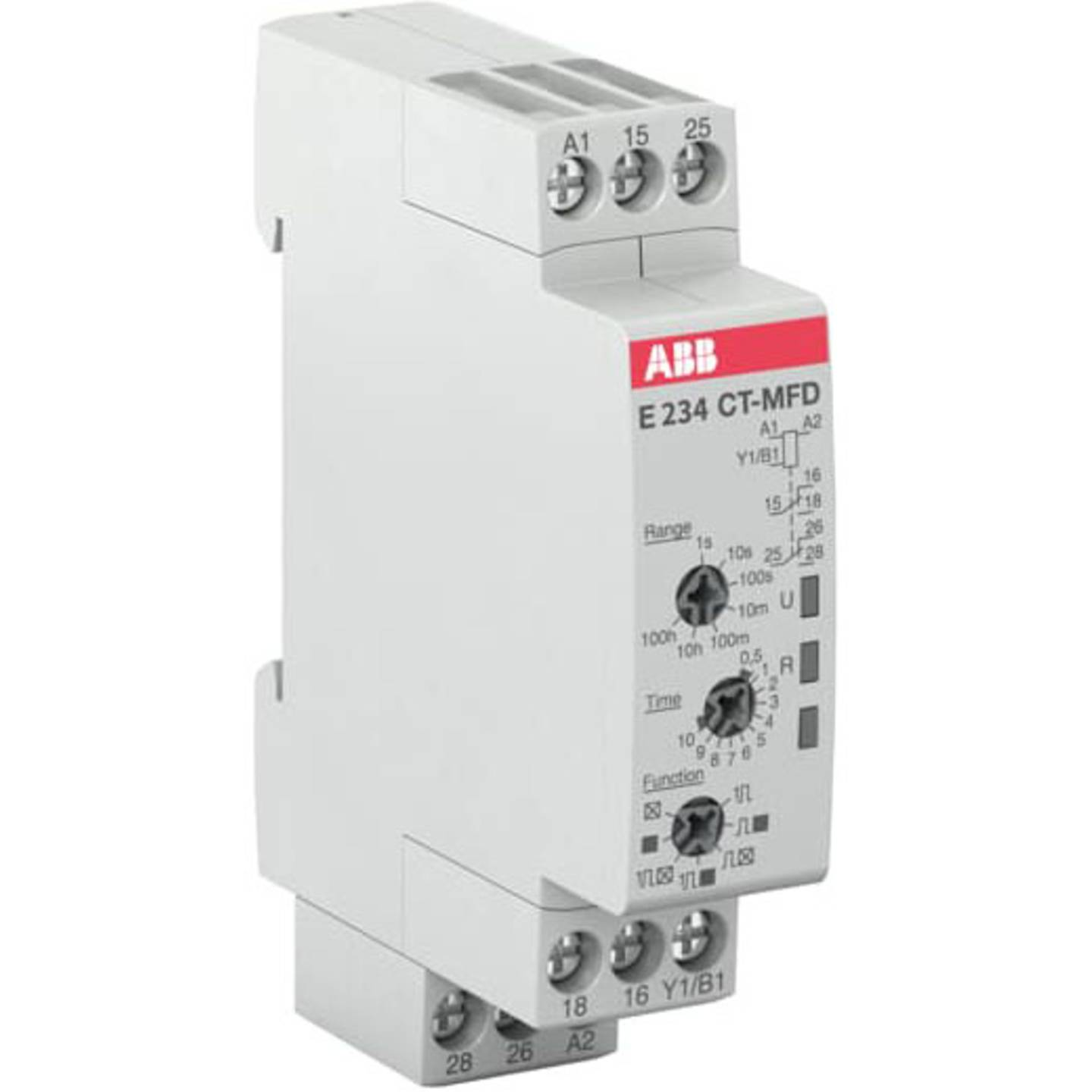 B-Ware Abb Zeitrelais Verzögerungsrelais Ct Mfd.21 Multifunktional 12 V Schraubanschluss - 4016779657662