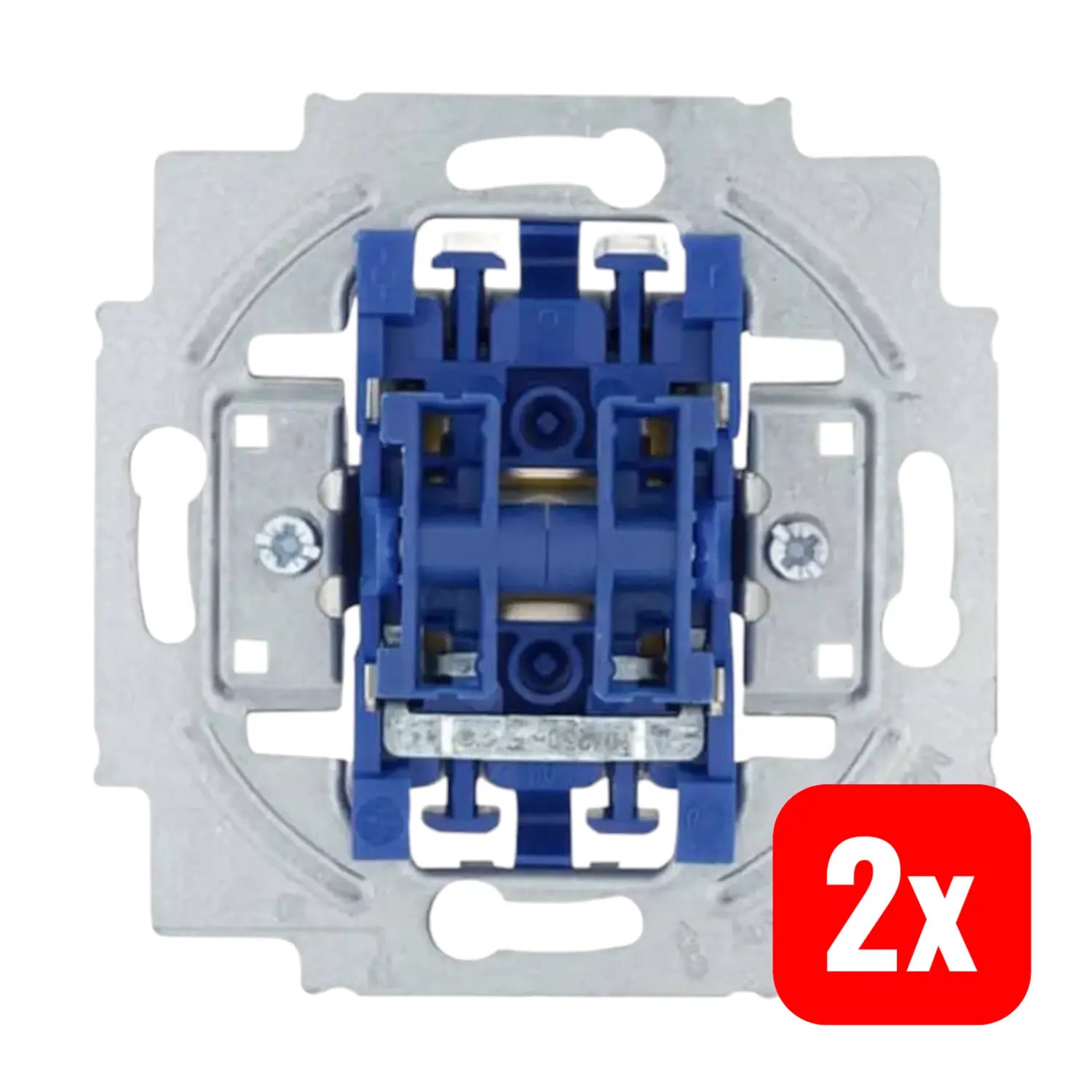 B-Ware Abb Geräteeinsatz Taster Tastereinsatz Wipptaster Blau Ip20 Unterputz 2 Stück - 4011395045701