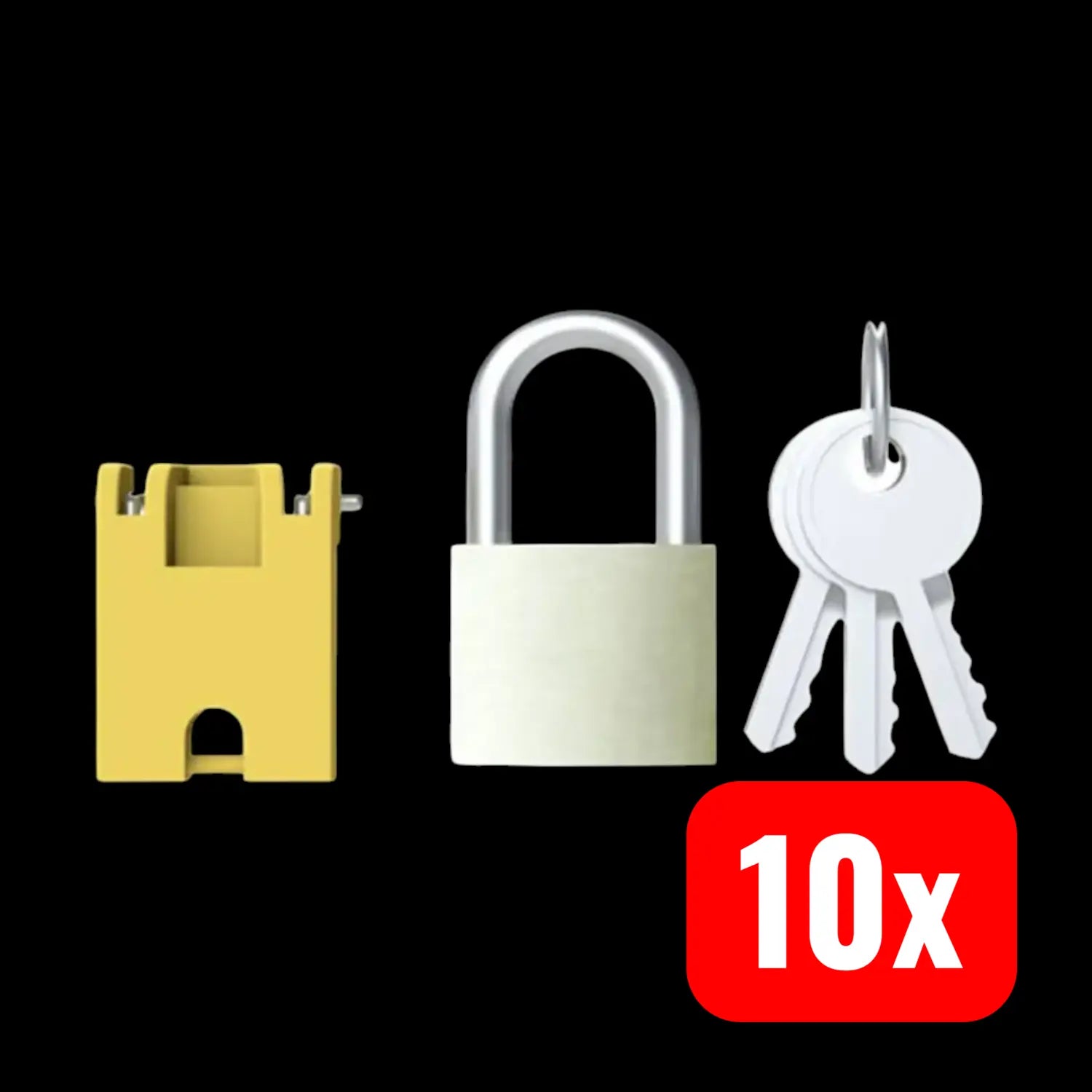 B-Ware Abb Schaltsperre Sa3 Verriegelung Schloss Sicherungsautomat Adapter 10 Stück - 4012233587803