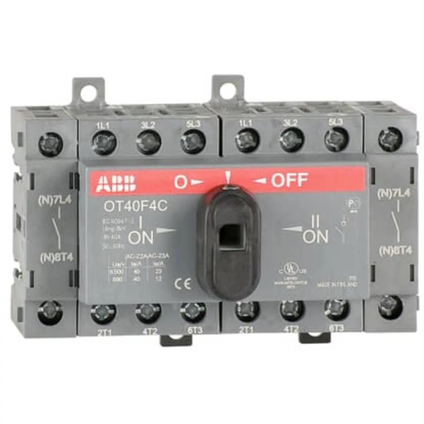 B-Ware Abb Lastumschalter Netzumschalter Schalter Schwarz Umschaltung Zubehör 4 Polig - 6417019390741