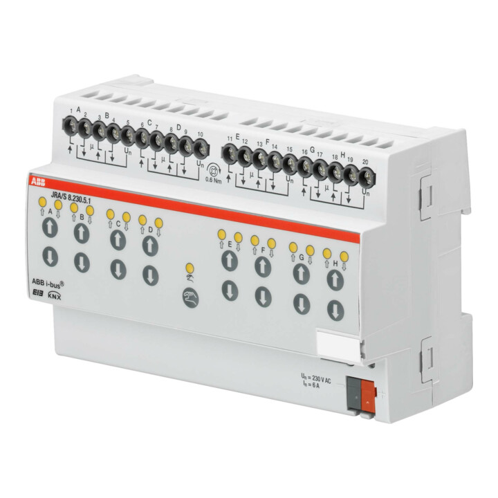 Abb Stotz S&J Jalousieaktor Rollladensteuerung Knx Jra/S4 230 5 1 Reg 4fach B-Ware - 4016779698443