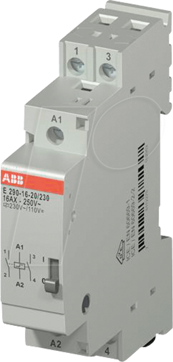 ABB Stromstoßschalter Relais Hutschiene Zentralsteuerung 2 Schließer 16A 3000VA - 7612270939725