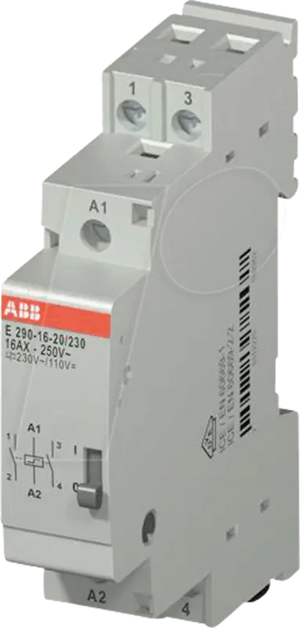 B-Ware Abb Stromstoßschalter Relais Hutschiene Zentralsteuerung 2 Schließer 16 A 3000 Va