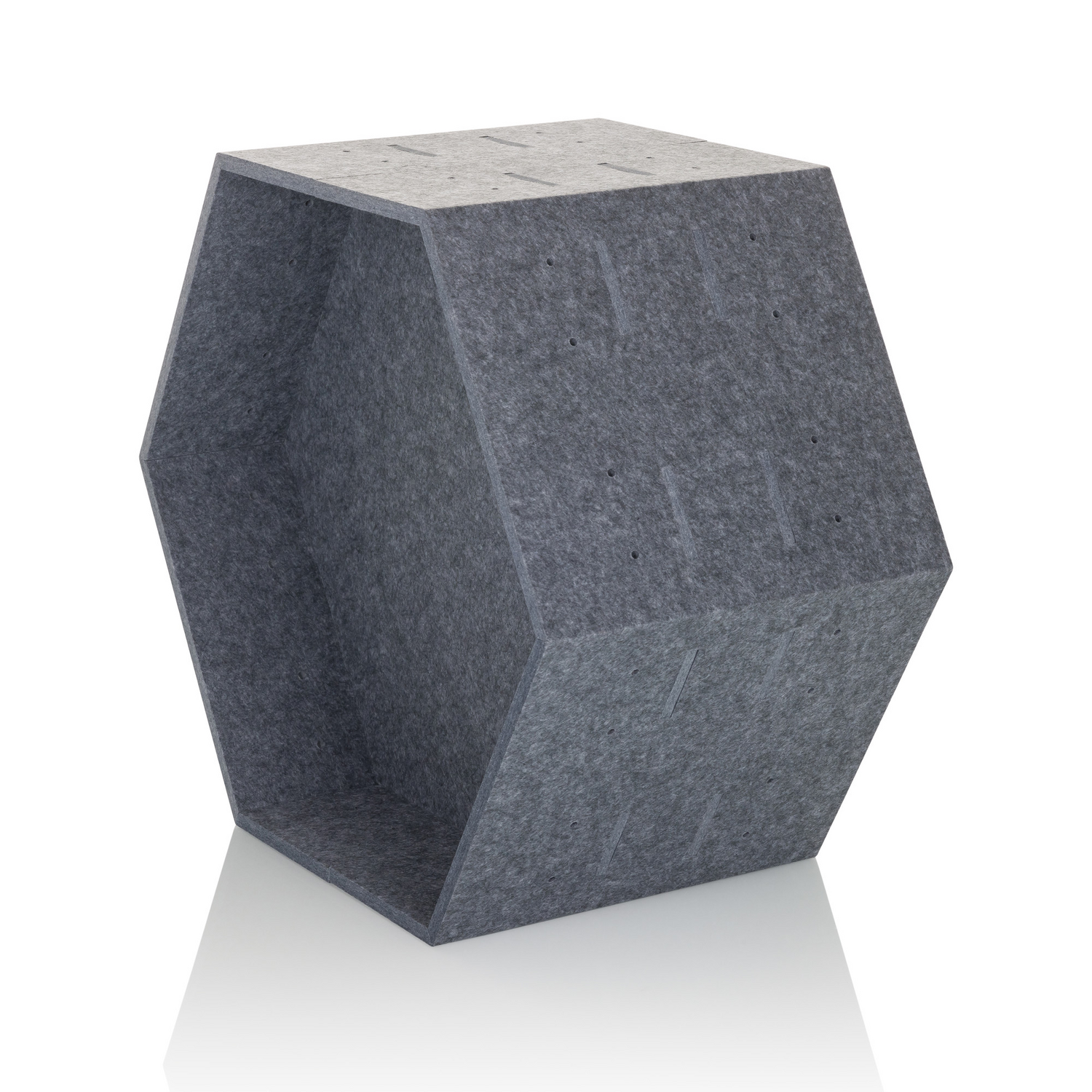 Hjh Office Flexmiut Store B Pet Trennelement Schallabsorber Büro Grau B-Ware - 4064323037507