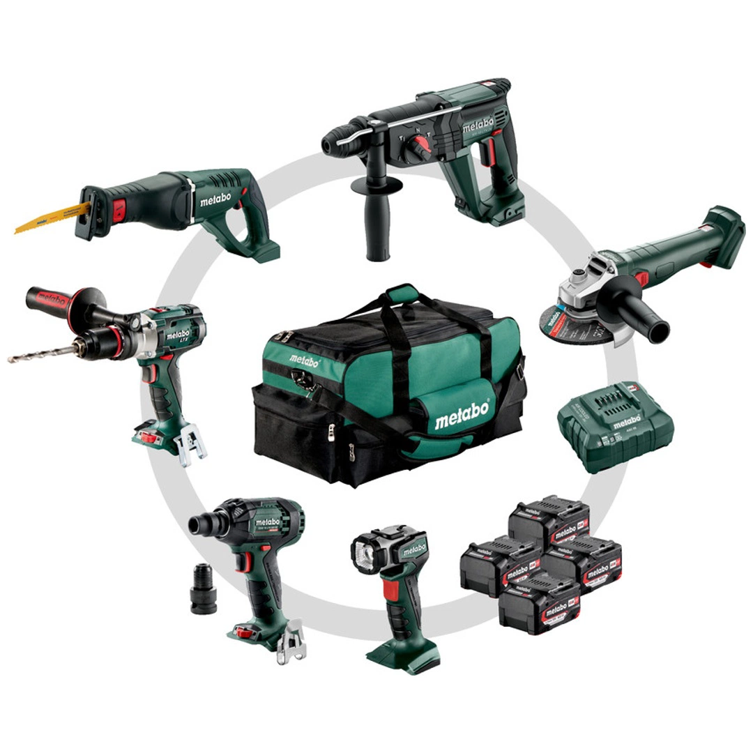B-Ware Metabo Akku Combo Set Bauhandwerk Werkzeugset 6.1 Sb 18 Ltx Kh 18 Ltx W 18