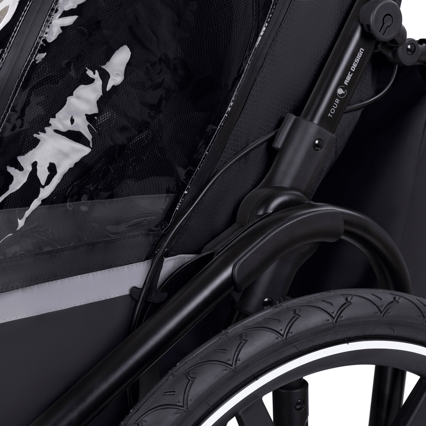 B-Ware Abc Design Tour Ink Fahrradanhänger Kinderanhänger Fahrradzuganhänger - 4045875071522