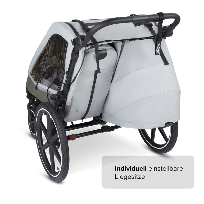 B-Ware Abc Design Fahrradanhänger Tour Olive Anhänger Radanhänger Fahrrad Rad Kinder13