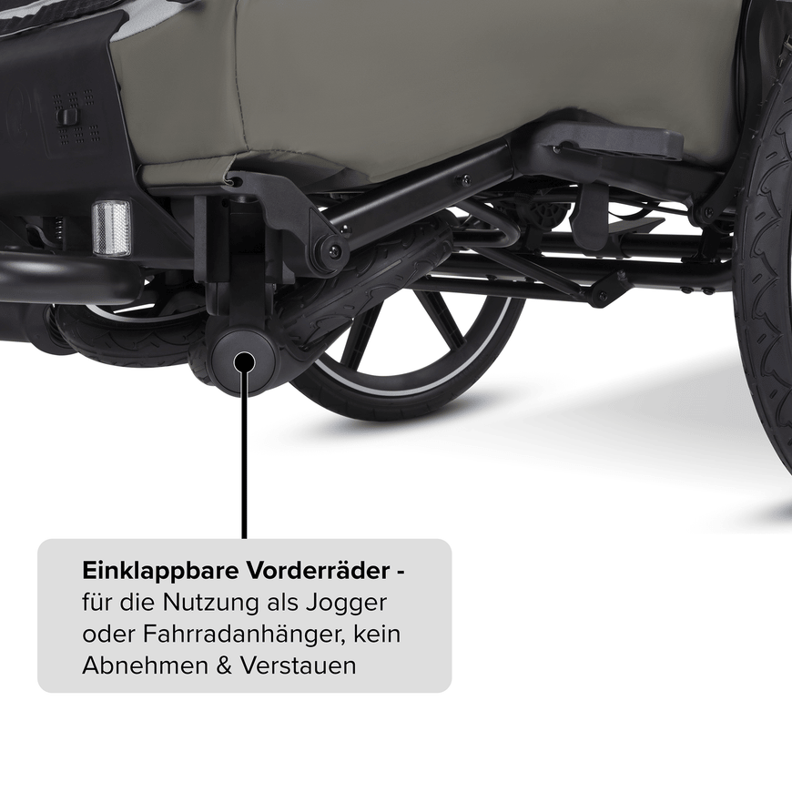 B-Ware Abc Design Fahrradanhänger Tour Olive Anhänger Radanhänger Fahrrad Rad Kinder928