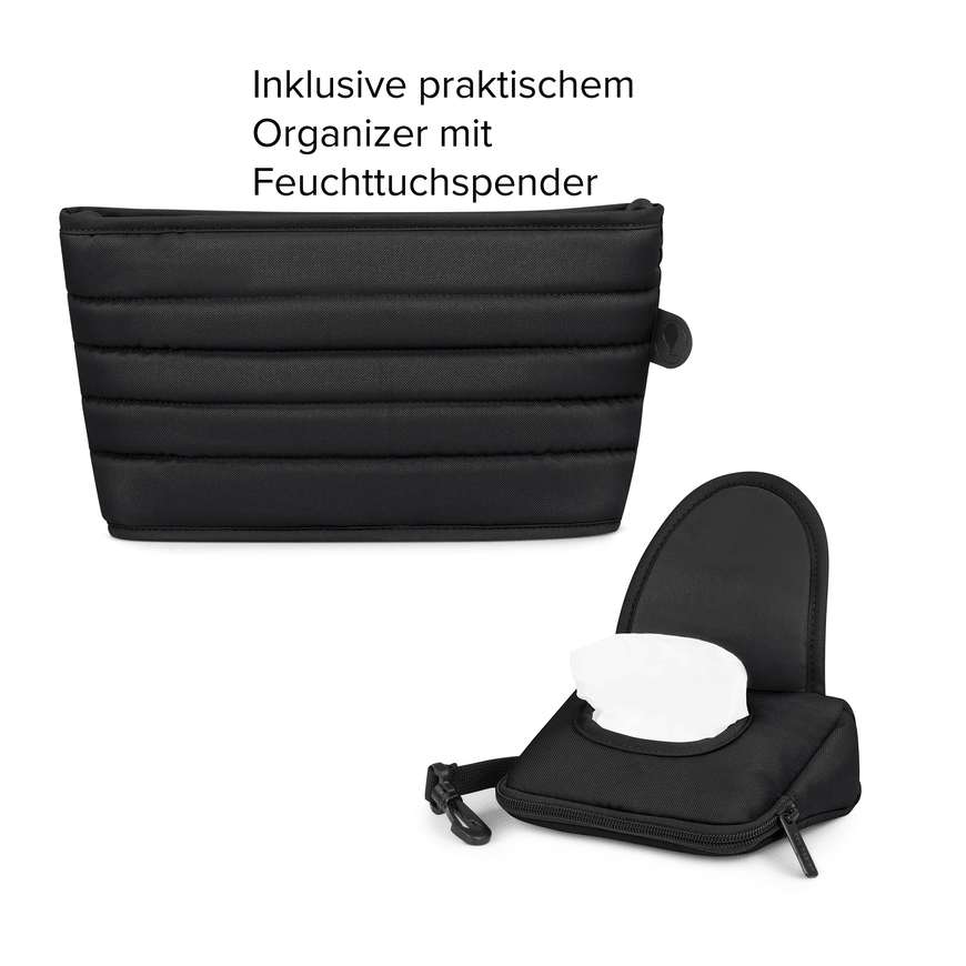 Abc Design Babywanne Tragetasche Kinderwagen Cozy Cloud Matratze Schwarz Ink B-Ware
