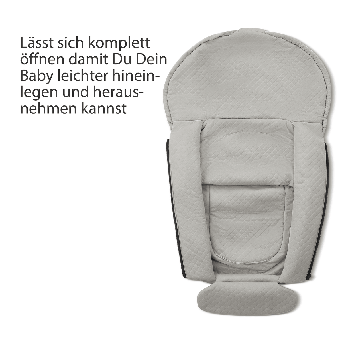 ABC Design Fußsack Babyschale Babywanne Neugeborene Diamond Edition Powder Beige - 4045875068072
