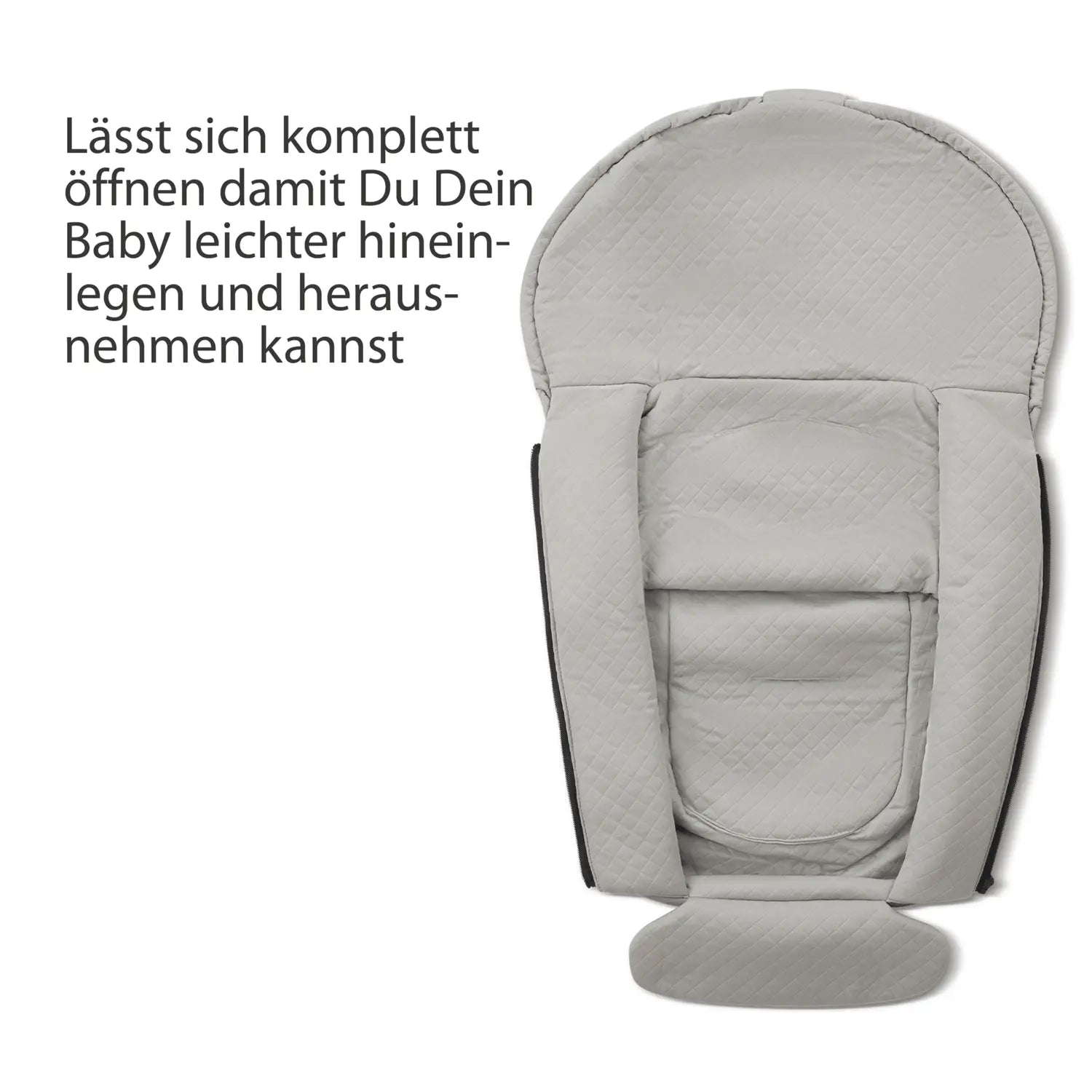 B-Ware Abc Design Fußsack Babyschale Babywanne Neugeborene Diamond Edition Powder Beige - 4045875068072
