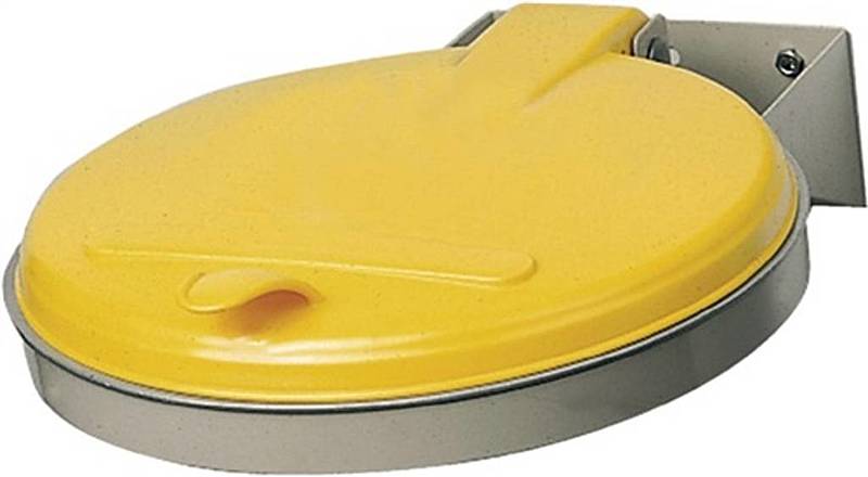 Var Abfallsammler F.120l Verz. 400x510mm M.Stahldeckel Einwurf D.385mm B-Ware