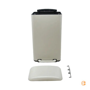 C-Ware Hjh Office Clean Beva Mülleimer Abfalleimer 30 L Beige Siehe Text/Foto
