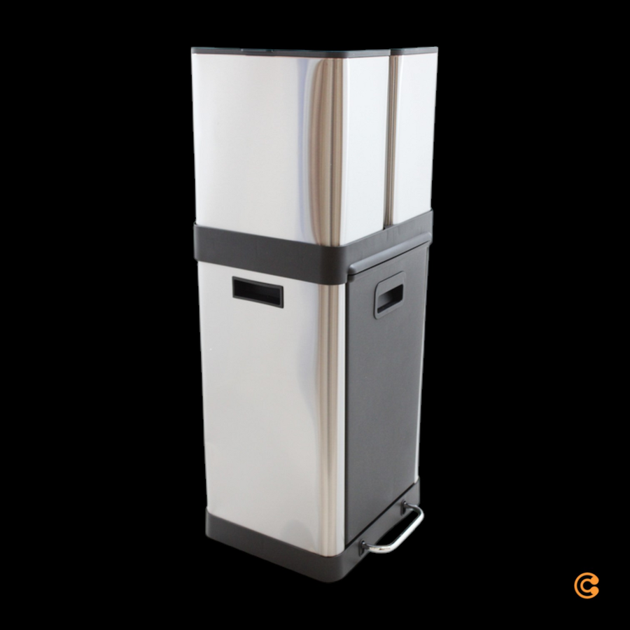 Hjh Office Abfallsammler Müllbehälter Clean 3 Mülleimer 32 L Siehe Text/Foto B-Ware - 4064323107415