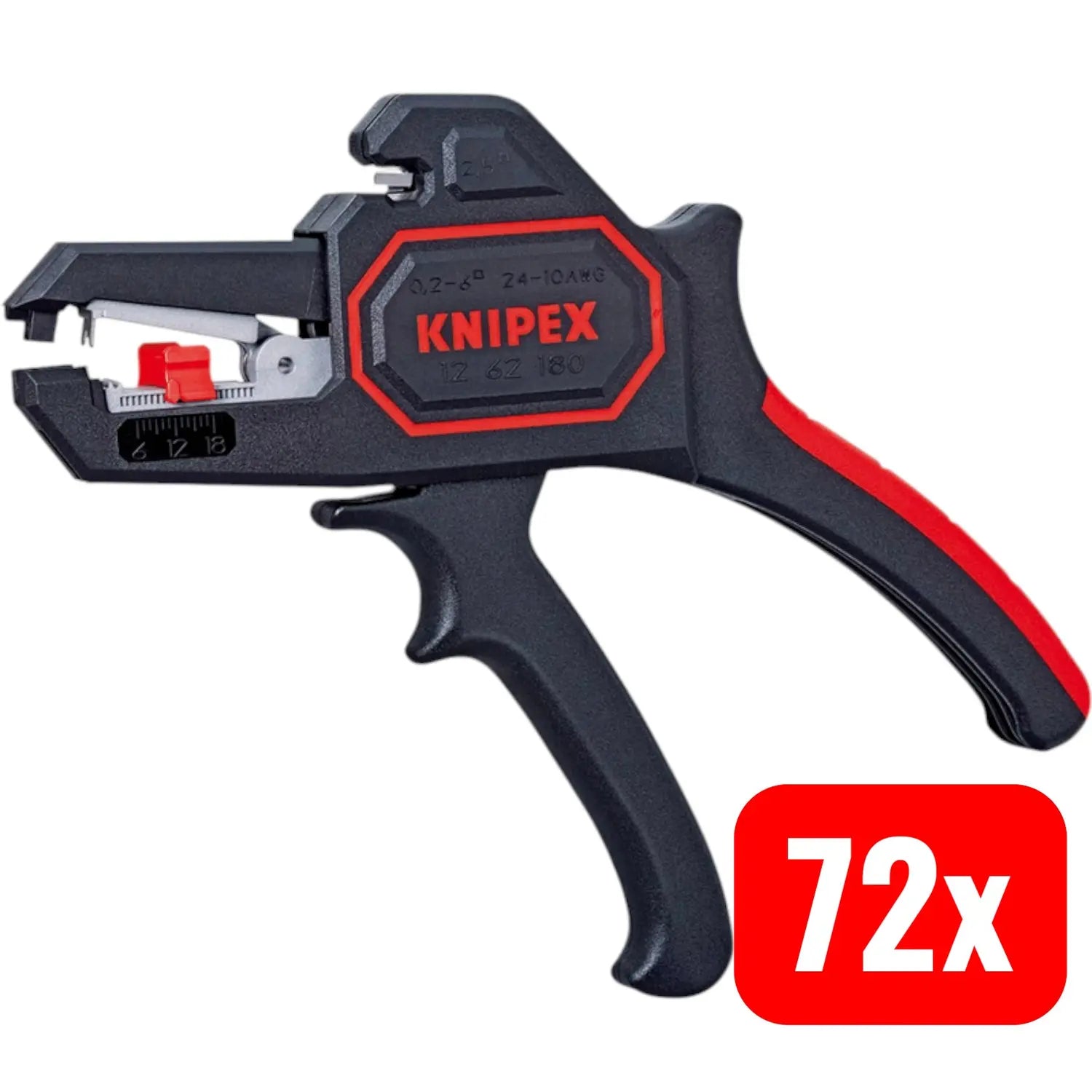 B-Ware Knipex  12 62 180 Abisolierzange Abisolierer Drahtabisolierer  0.2 6mm² 72 Stück - 4003773054573