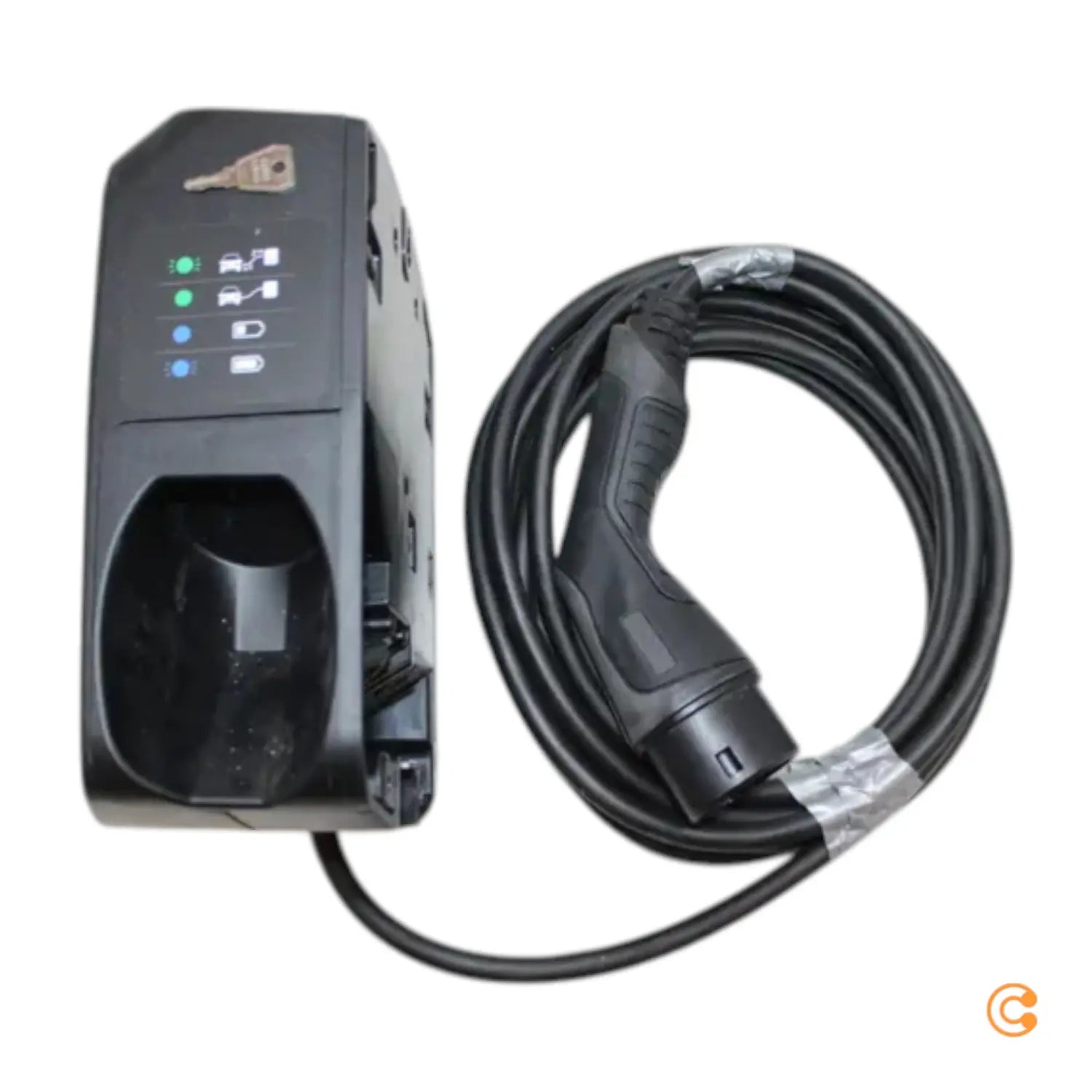 D-Ware Abl Wallbox Ladestation E Mh1 Typ 2 Kabel Grau Fi Typ A Dc Schutz Defektware