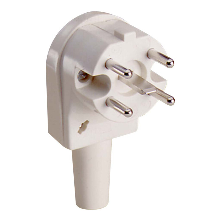 B-Ware Abl Winkelstecker Stecker Perilex Weiß 16 A Duroplast Uv Beständig 2407110