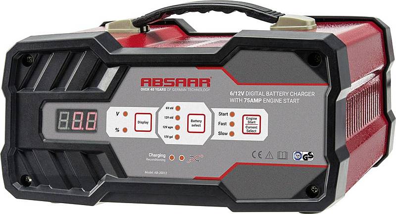 Absaar 158006 Automatikladegerät 12 V 6 V 2 A 12 A Batterieladegerät Defektware D-Ware - 4045365119031