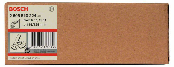 Bosch Accessories 2605510224 Absaughaube Mit Bürstenkranz 115/125 Mm B-Ware