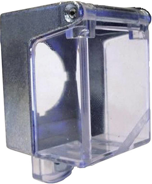 B-Ware Baco Balwa0226 Schutzhaube Schalterschutz Absperrbar Schwarz Transparent 1 St.