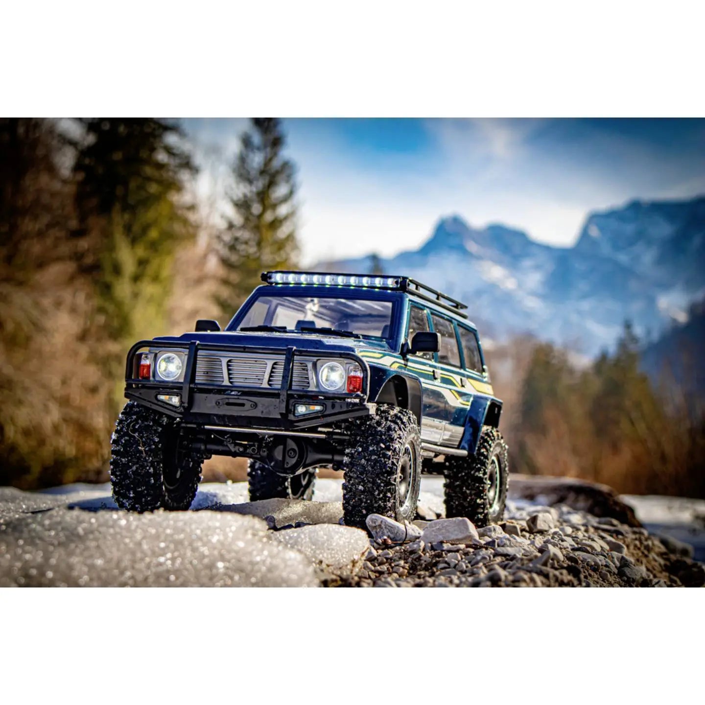B-Ware Absima 1:10 Rc Crawler Fahrzeug Cr4.4 Dunkelblau Geländewagen Offroad Truck - 4250650963866