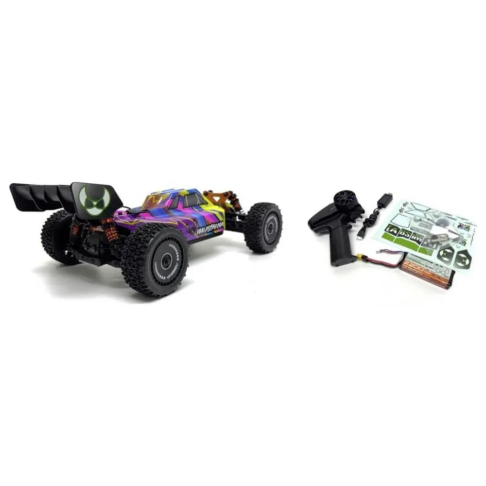 B-Ware Absima 1:12 Rc Modellauto Buggy Elektro Allradantrieb Brushless Purple Neon Furry - 4250650963811