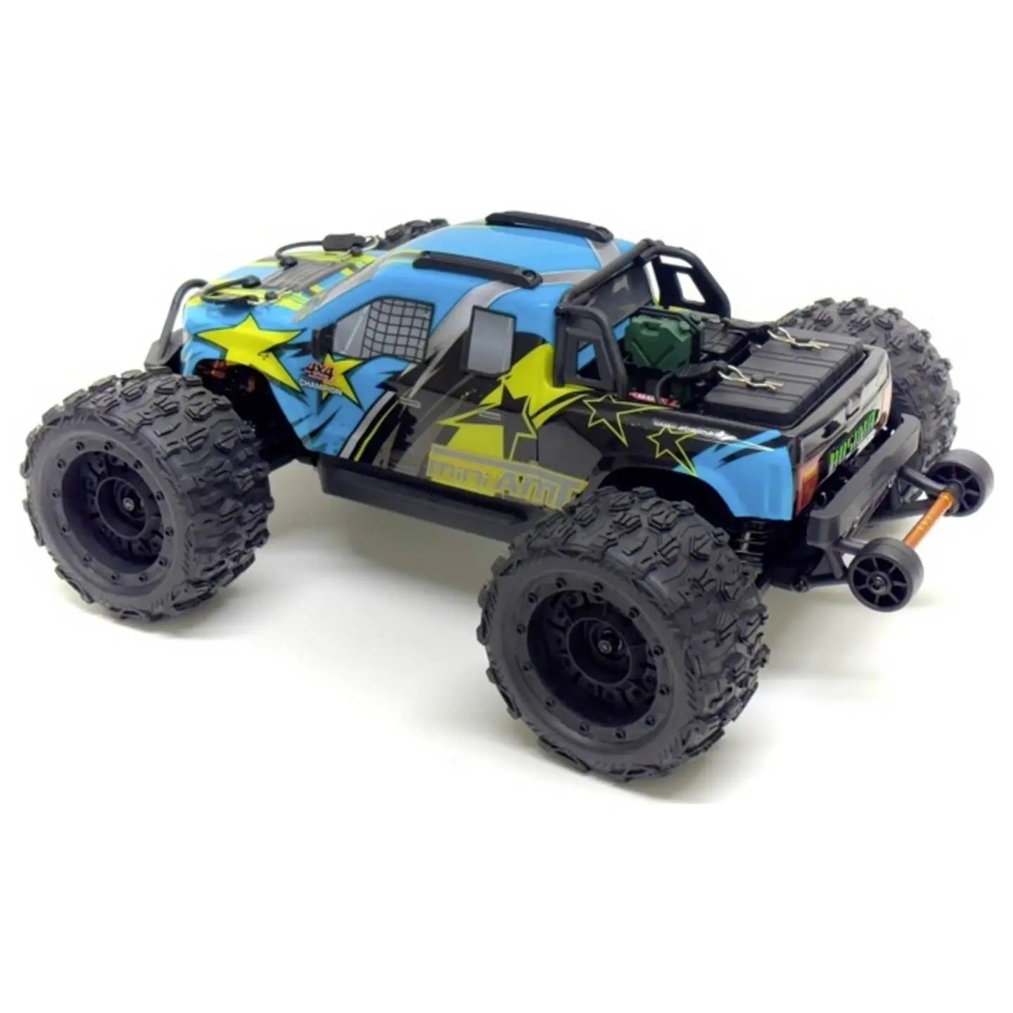 B-Ware Absima 3 S Bl Mini Amt Rc Auto Modell Fluo Blue Brushless Fahrzeug - 4250650962210