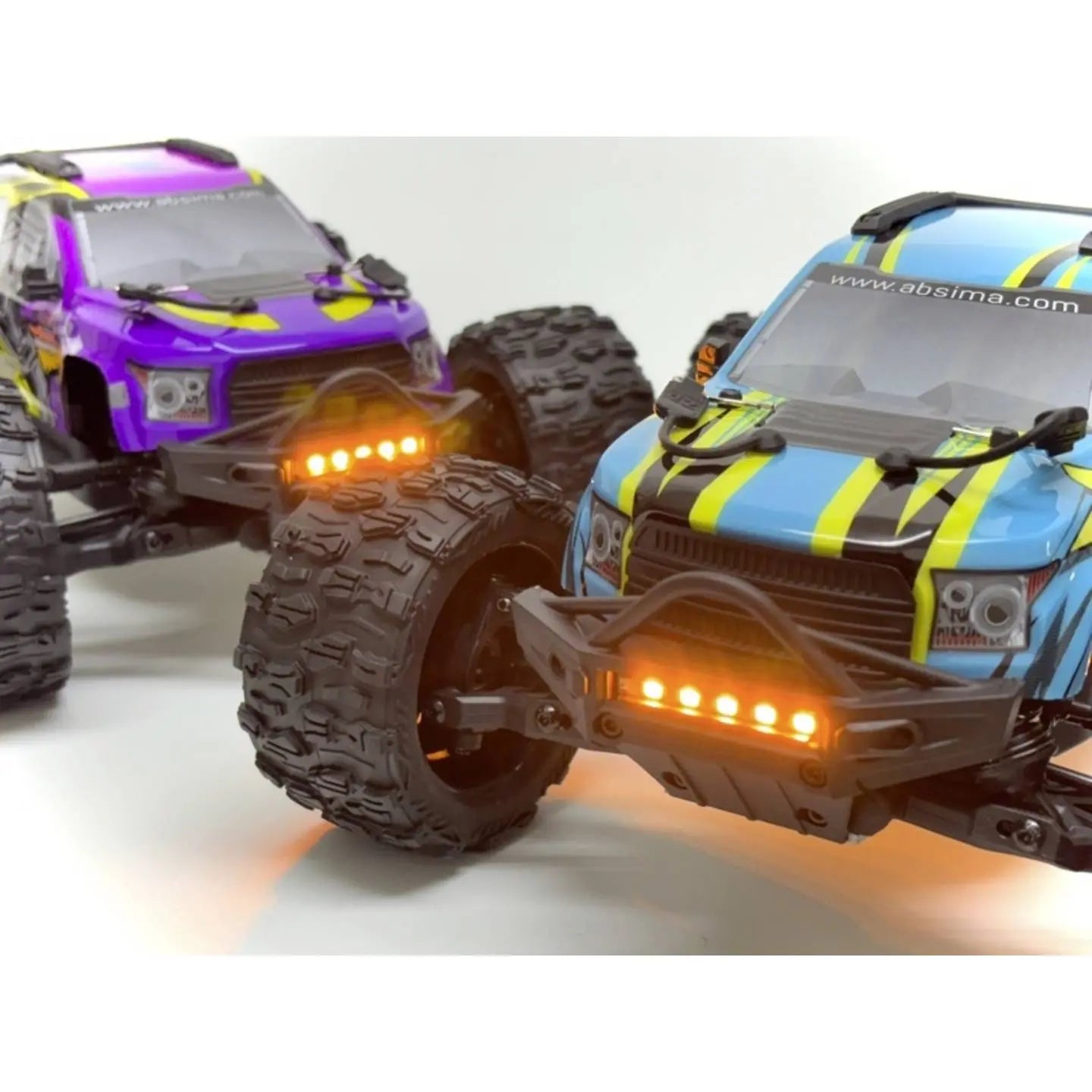 B-Ware Absima 3 S Bl Mini Amt Rc Auto Modell Fluo Blue Brushless Fahrzeug - 4250650962210