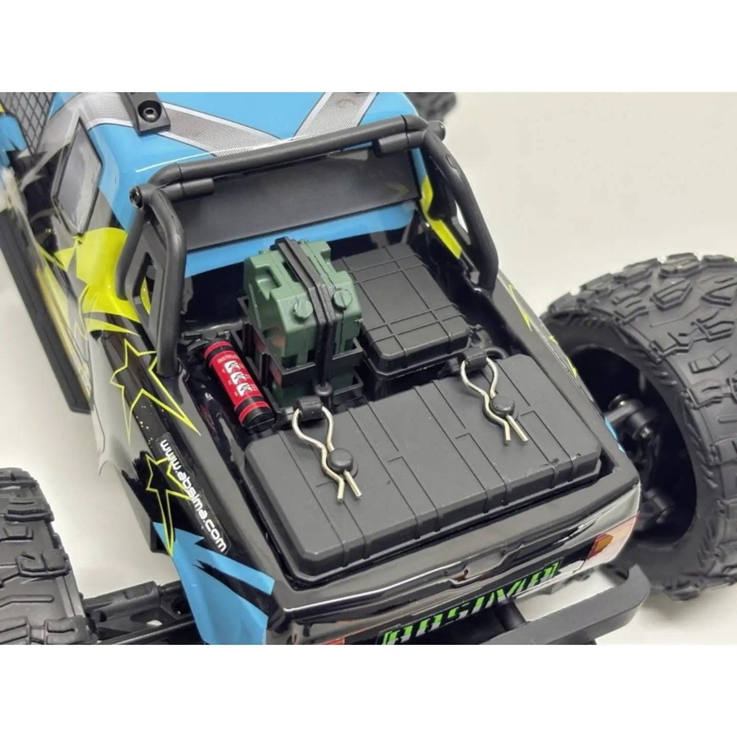 B-Ware Absima 3 S Bl Mini Amt Rc Auto Modell Fluo Blue Brushless Fahrzeug - 4250650962210