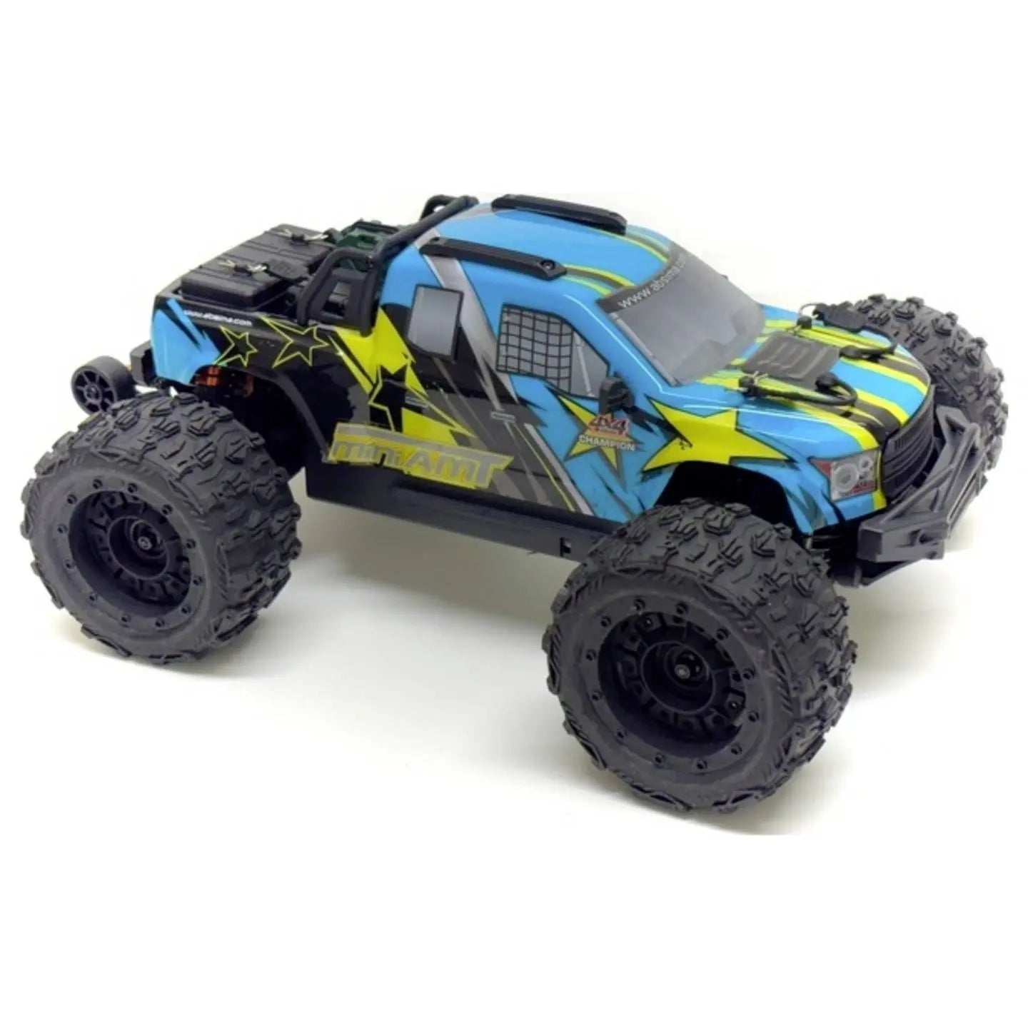 B-Ware Absima 3 S Bl Mini Amt Rc Auto Modell Fluo Blue Brushless Fahrzeug - 4250650962210