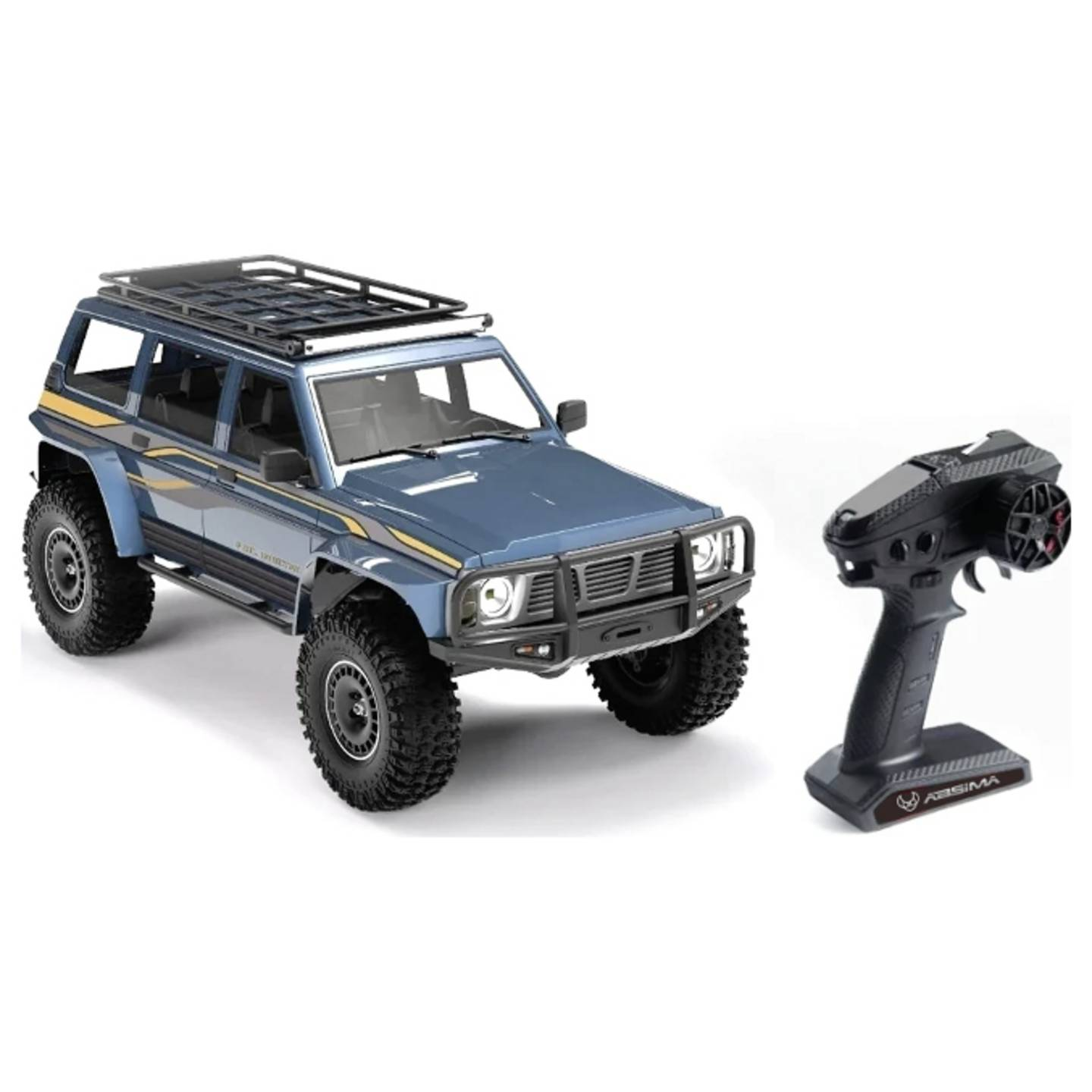 B-Ware Patrol Rc Crawler Geländewagen 1:10 Cr4.4 Modellauto Hellblau - 4250650963859