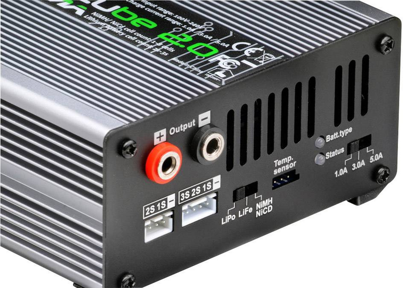 B-Ware Absima Cube 2.0 Modellbau Ladegerät Entladegerät 5000 M A Li Ion, Li Po, Ni Cd, Ni Mh - 4250650940577