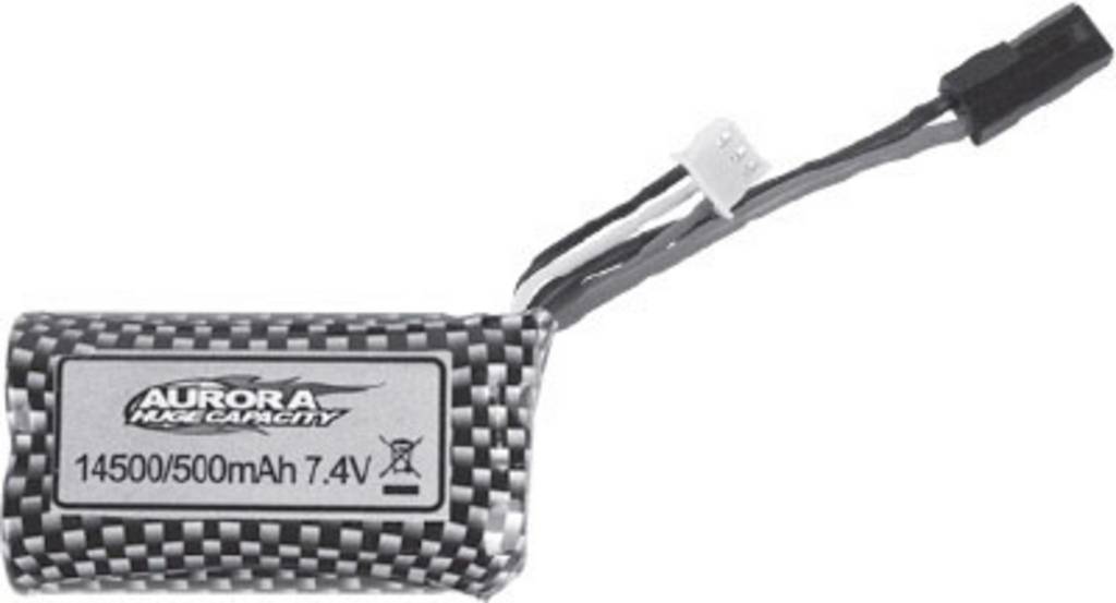 Absima Modellbau-Akkupack Li-Ion 7.4V 500mAh Ersatz-Akku 1:16 RC Ersatzakku Auto - 4250650939922