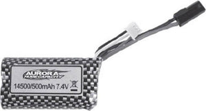 B-Ware Absima Modellbau-Akkupack Li-Ion 7.4V 500mAh Ersatz-Akku 1:16 RC Ersatzakku Auto