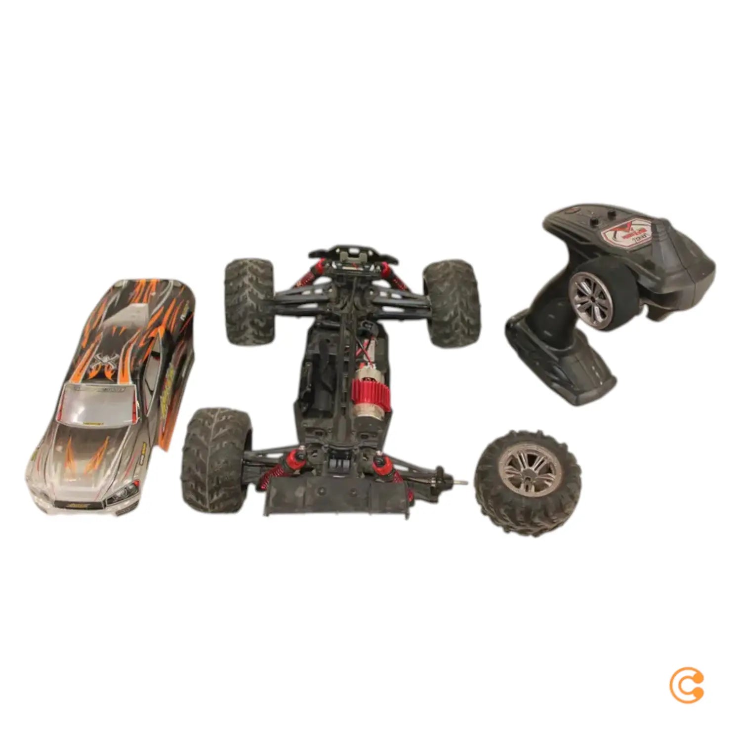 C-Ware Absima Racer 1:16 Rc Modellauto Brushed Elektro Truggy Akku Siehe Text/Foto - 4250650938598