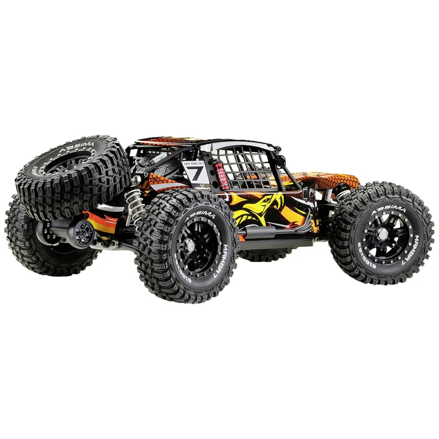 B-Ware Absima Rc Modellauto Buggy Rock Racer Mamba 7 Elektro Allradantrieb 1:7 Rtr - 4250650951566