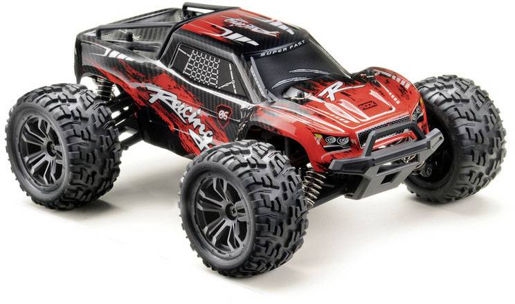 D-Ware Absima Truck Racing Schwarz Rot 1:14 Rc Modellauto Monstertruck Defektware - 4250650943882