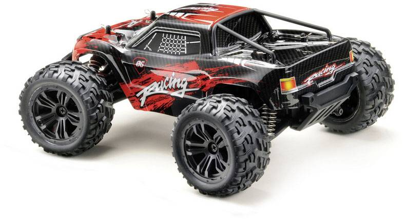 D-Ware Absima Truck Racing Schwarz Rot 1:14 Rc Modellauto Monstertruck Defektware - 4250650943882