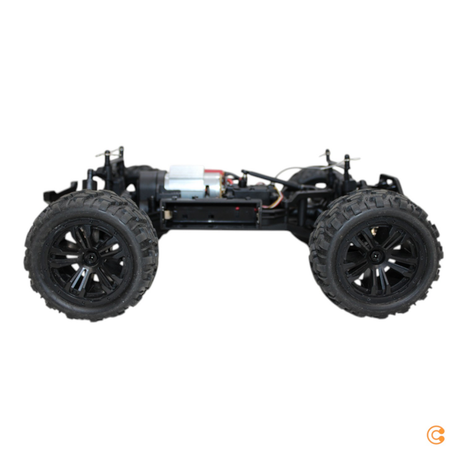 Absima Truck Racing Schwarz Rot 1:14 Modellauto Elektro Monstertruck Defektware D-Ware - 4250650943882