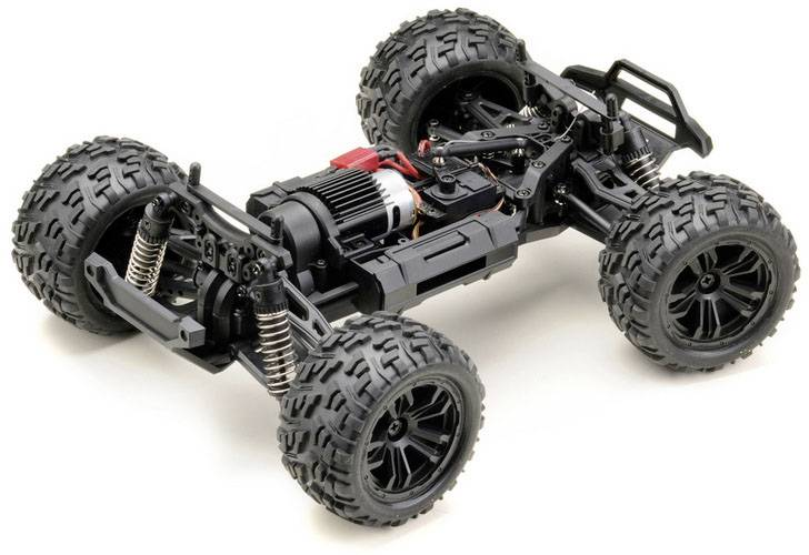 D-Ware Absima Truck Racing Schwarz Rot 1:14 Rc Modellauto Monstertruck Defektware - 4250650943882