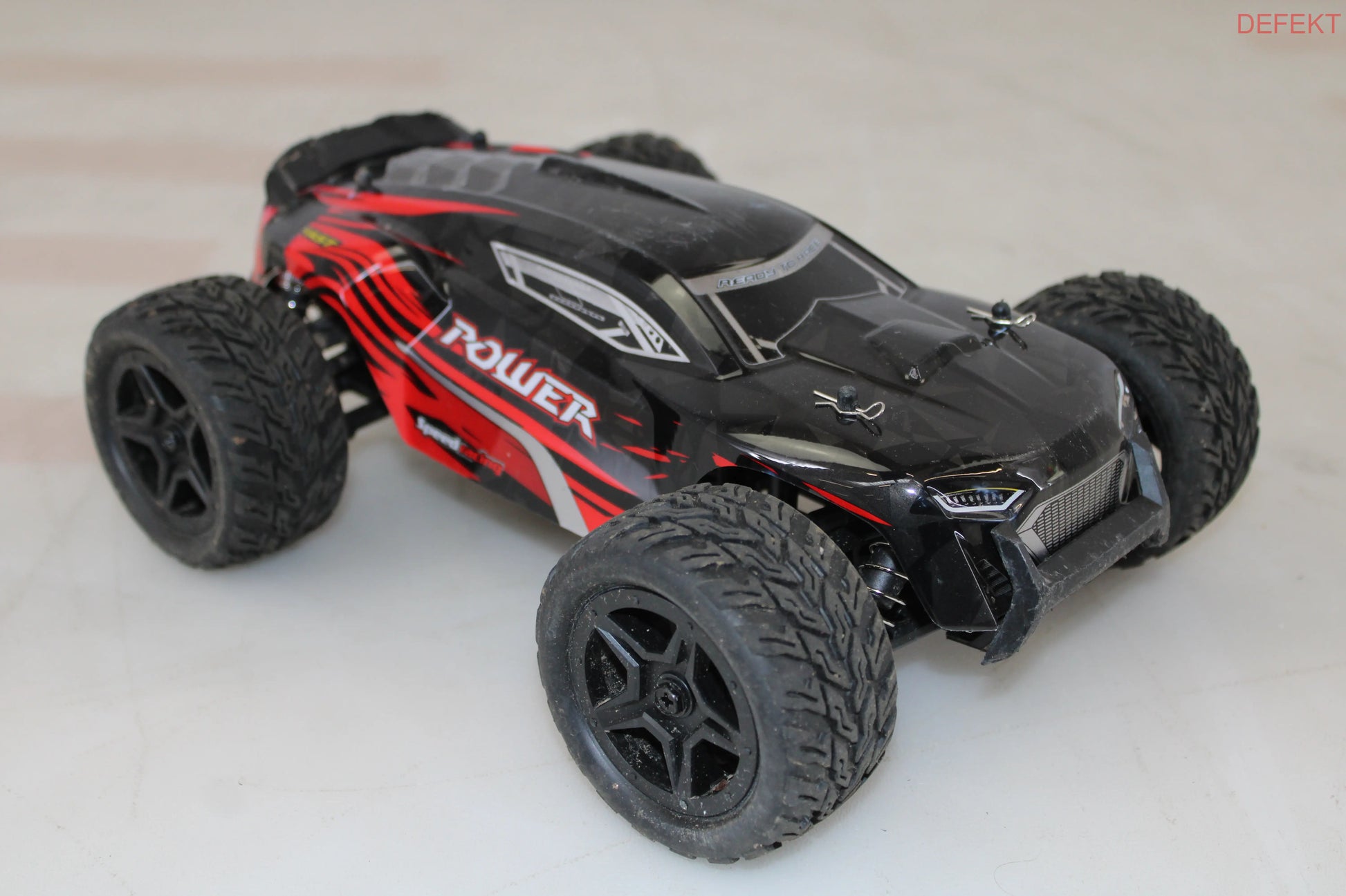 D-Ware Absima Power Schwarz/Rot 1:14 Rc Modellauto Elektro Truggy 4 Wd Defektware - 4250650943844