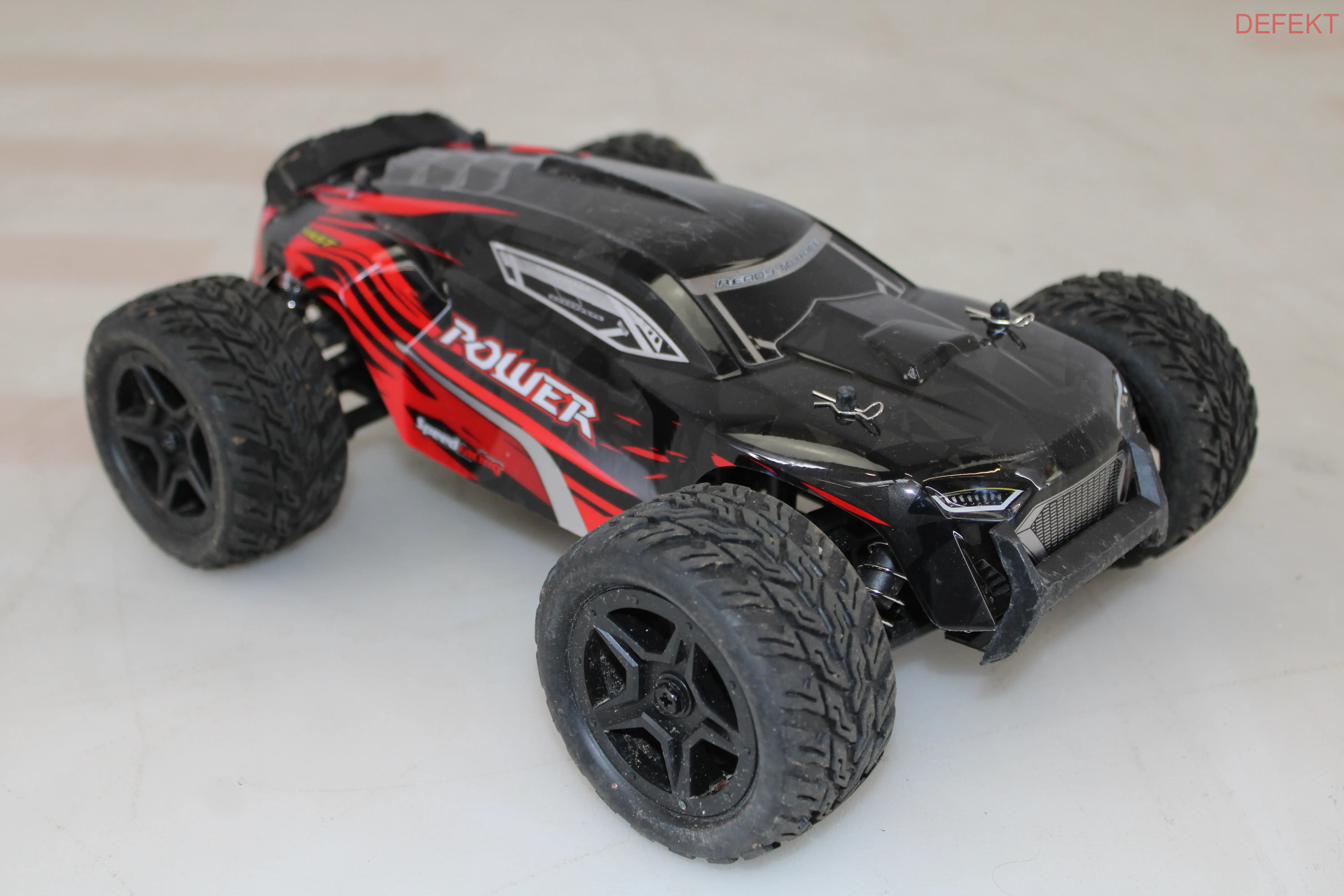 D-Ware Absima Power Schwarz/Rot 1:14 Rc Modellauto Elektro Truggy 4 Wd Defektware - 4250650943844