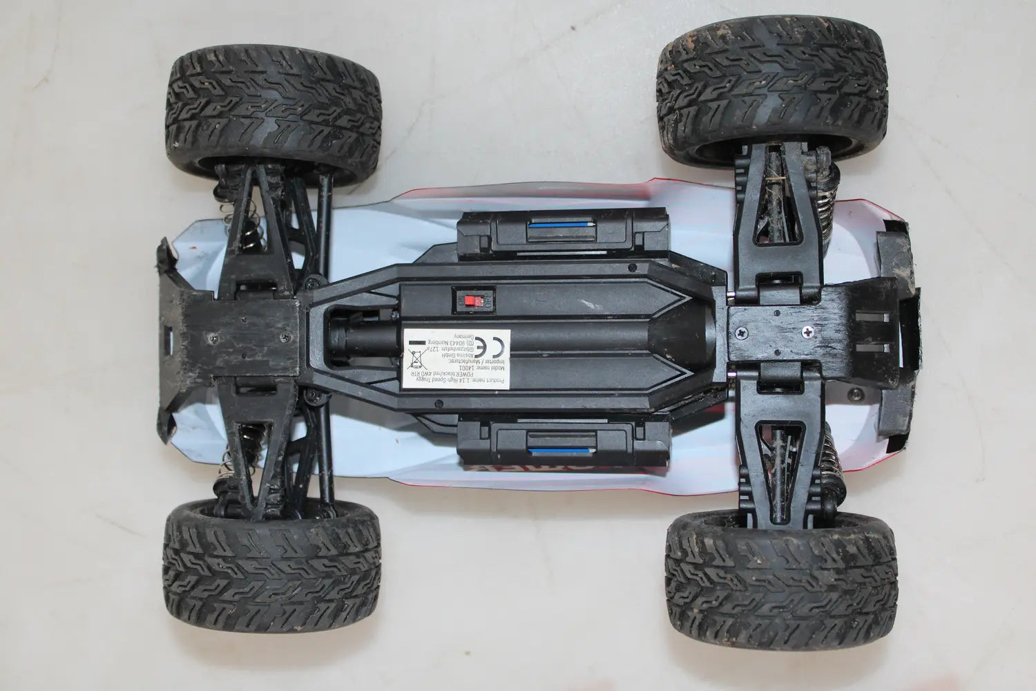 D-Ware Absima Power Schwarz/Rot 1:14 Rc Modellauto Elektro Truggy 4 Wd Defektware - 4250650943844