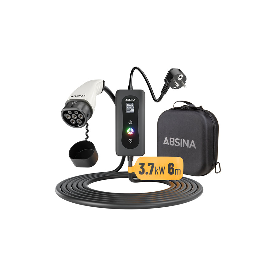Absina 52-230-1002 eMobility Ladekabel 5 m Schuko-Stecker Typ 2 SIEHE TEXT/FOTO - 79163906160