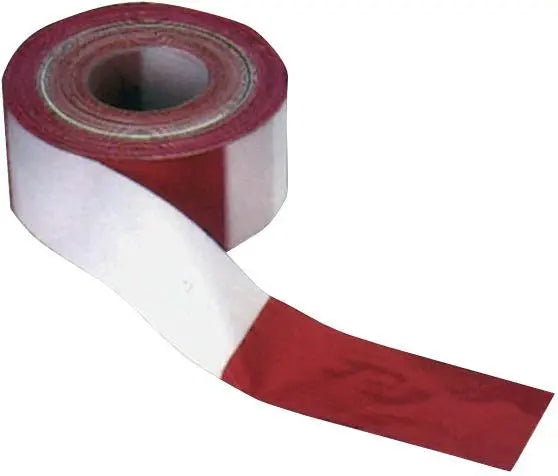 B-Ware Absperrband Band Absperrfolie Sperrband Band Rot Weiß Breite 80mm 9 Stück - 4022153011111