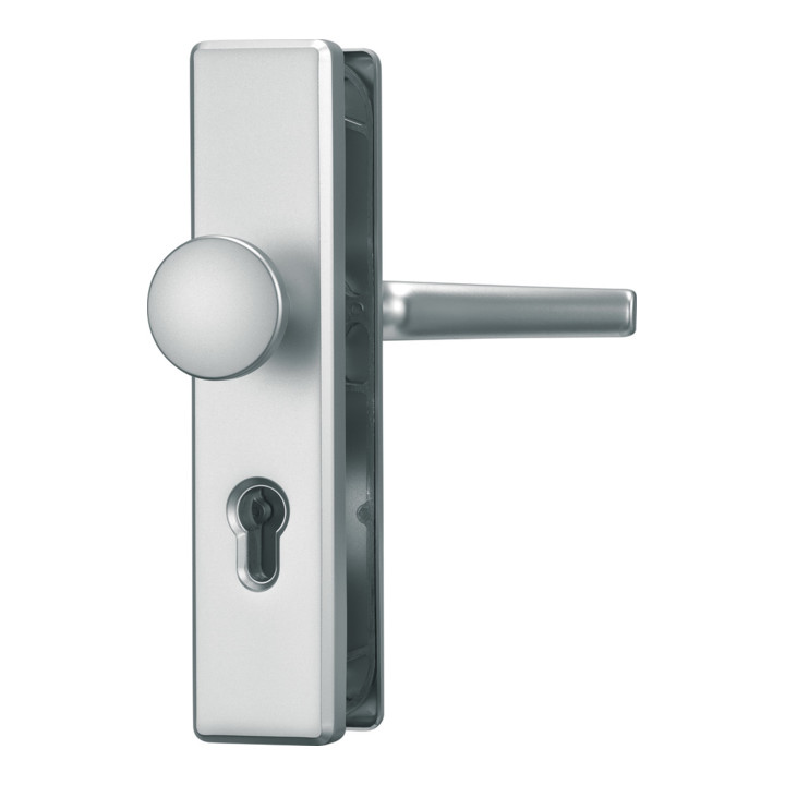 Abus Schutzbeschlag Garnitur Türbeschlag Kls114 F1 Aluminium Natur B-Ware - 4003318210327