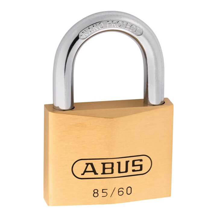 B-Ware Abus Zylindervorhangschloss 85/60 Messingschloss Vorhangschloss Messing Schloss - 4003318806322