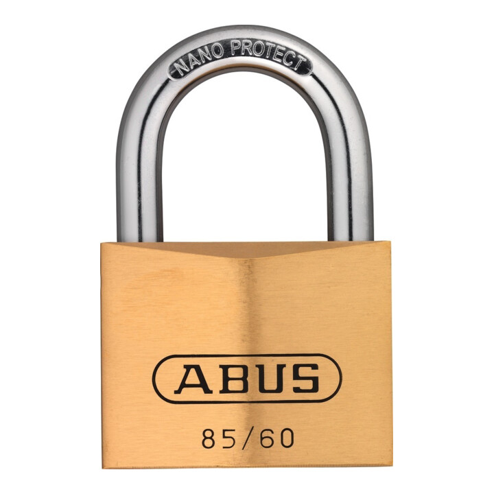 B-Ware Abus Zylindervorhangschloss 85/60 Messingschloss Vorhangschloss Messing Schloss - 4003318806322