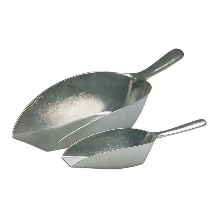 B-Ware Abwiegeschaufel Aluminium Schaufel Wiegeschaufel Silber 310mm Max 555ml 5 Stück - 4009807793104