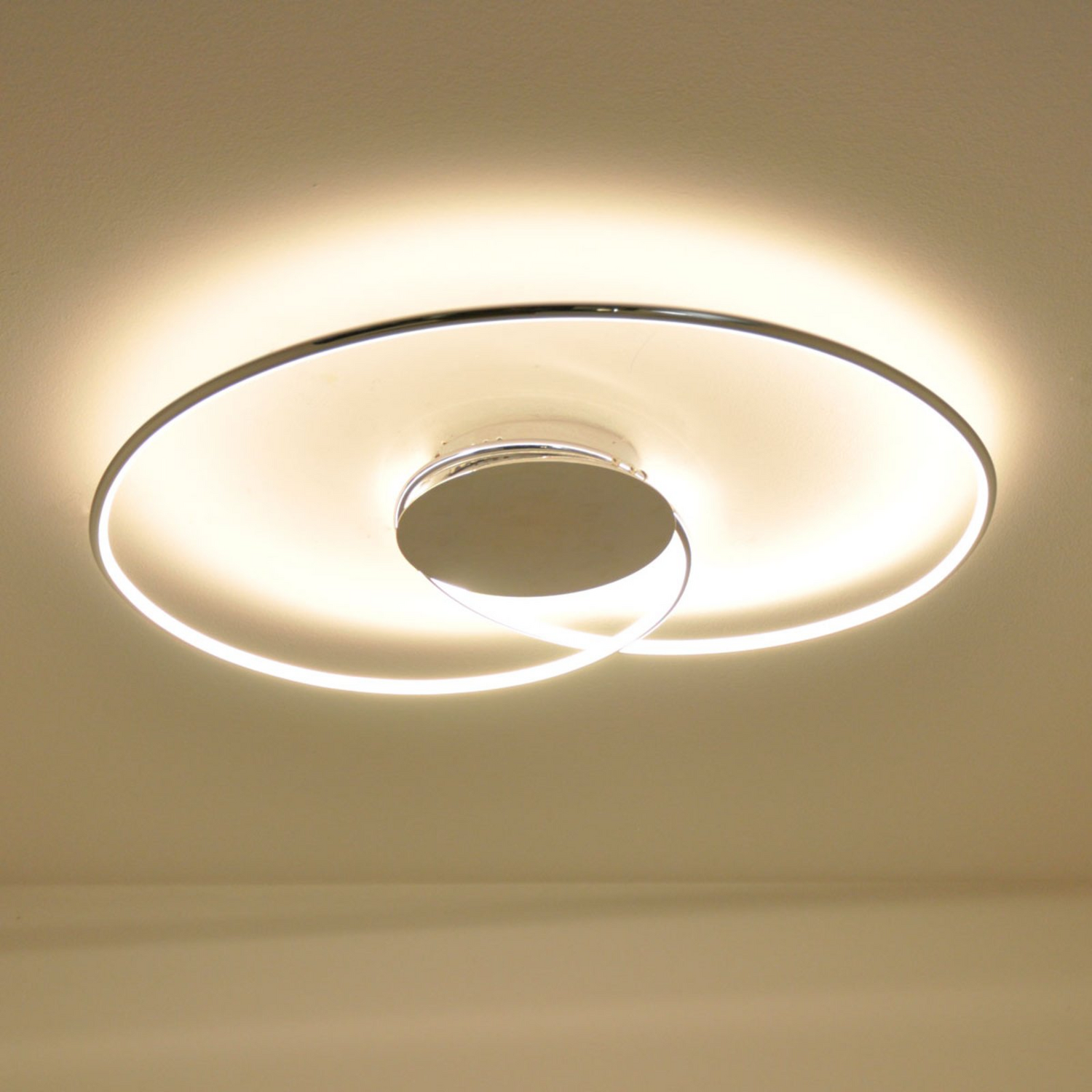 B-Ware Lindby Led Deckenlampe Joline Deckenlampe Lampe Leuchte 31 W ø 74 Cm Weiß Led